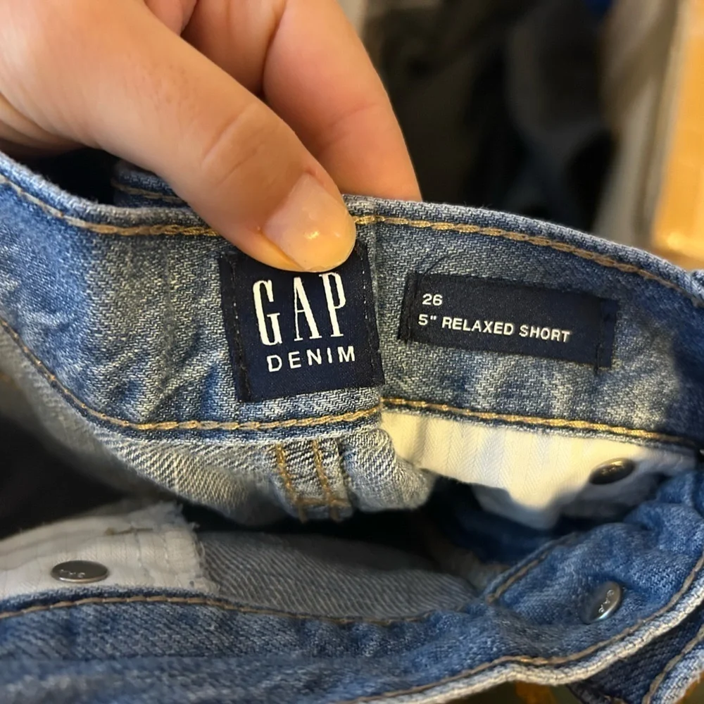 Gap Lightweight Distressed Denim Shorts